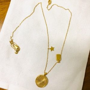 Medewell coin adjustable necklace